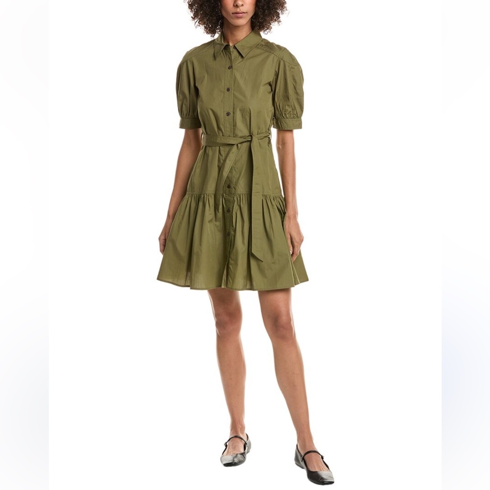 NWT 10 Crosby Derek Lam Luma A-Line Shirt Dress - Picture 5 of 10